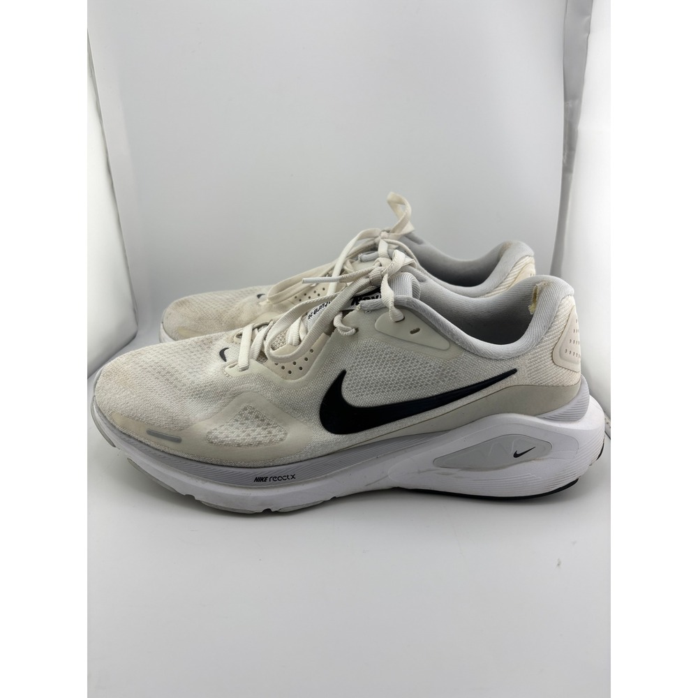 Nike Air Zoom Structure 25 Women Running Shoes Sail Black HJ1101-101 Size 10.5